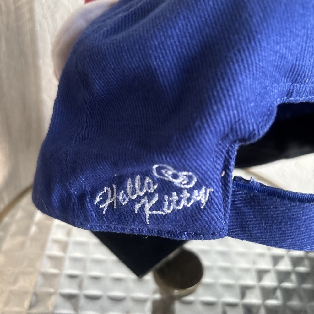 LA Dodgers Baseball HELLO KITTY Night Hat Ears Bow Genuine MLB Sanrio RARE HTF - Picture 5 of 13